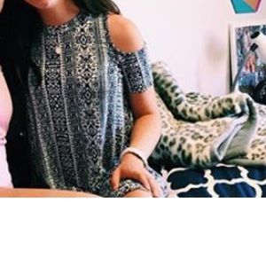 Patterned Swing Dress